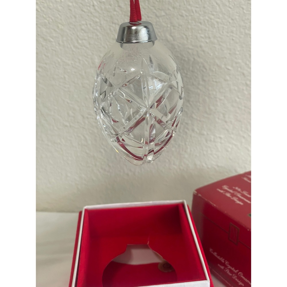 1998 VTG Madison Avenue Crystal Ornament OS Clear Excellent Star Design ORN98R - Picture 7 of 7